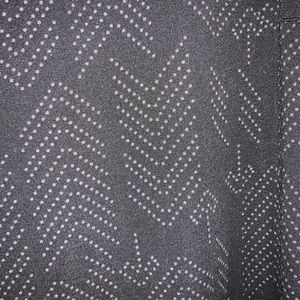 Carley Dress XL Black w/micro print #53